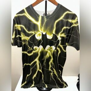 Batman Black and Yellow Lightning Tee